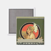 メキシコのクレオパトラタイルの名前を追加 マグネット (正面/裏面)