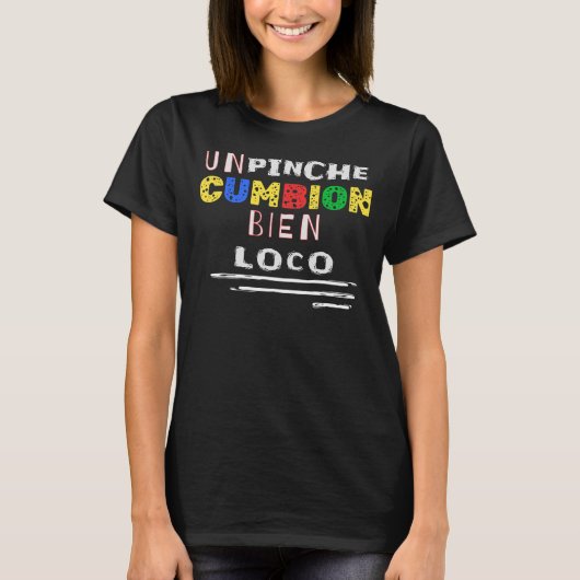 メキシコのクンビオン・クンビア Tシャツ (正面)