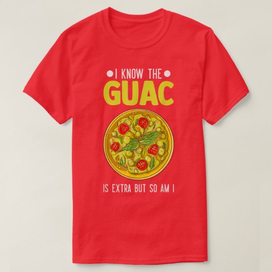 メキシコのグアカモールアボカドシンコデマヨ Tシャツ (デザイン正面)