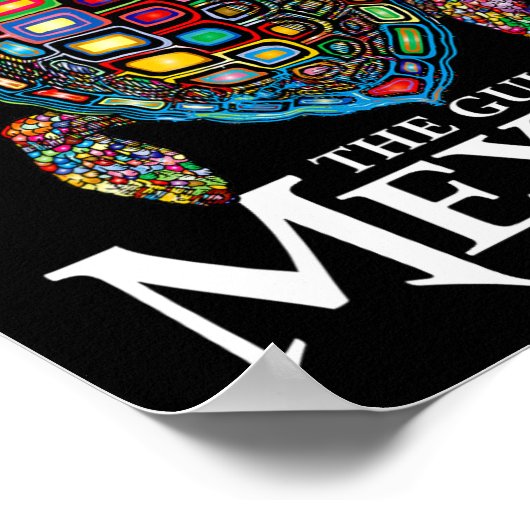 メキシコのグラフィック海の亀の湾は決してTru忘れでない ポスター (角)