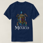 メキシコのグラフィック海の亀の湾は決してTru忘れでない Tシャツ (デザイン正面)