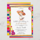 メキシコのグースフィエスタベイビーシャワー 招待状 (正面/裏面)