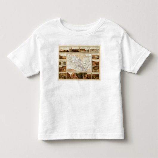 メキシコのコミュニケーションそして交通機関 トドラーTシャツ (正面)