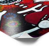 メキシコのコラソン顔デー絵画ズ フォトプリント            (角)