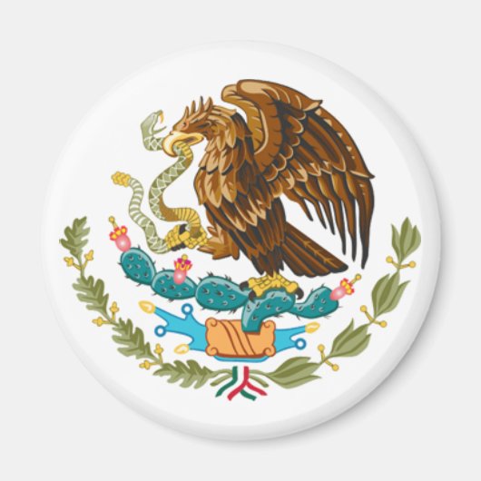 メキシコのコート・オブ・アームズ – マグネット (正面)
