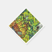 メキシコのサイド・ポケットに入った上品で甘い スタンダードカクテルナプキン (角)