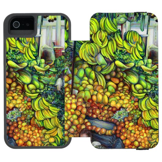 メキシコのサイド・ポケットに入った上品で甘い INCIPIO iPhoneウォレットケース (フォリオオープン)