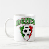 メキシコのサッカーのコップ コーヒーマグカップ (左)