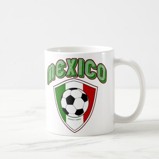 メキシコのサッカーのコップ コーヒーマグカップ (右)
