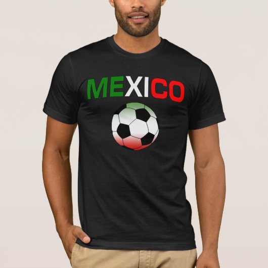 メキシコのサッカーシャツ Tシャツ (正面)