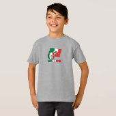 メキシコのサッカーボール Tシャツ (正面フル)
