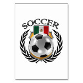 メキシコのサッカー2016ファンのギア テーブルナンバー (正面)