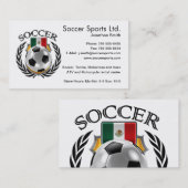 メキシコのサッカー2016ファンのギア 名刺 (正面/裏面)