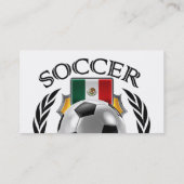 メキシコのサッカー2016ファンのギア 名刺 (裏面)