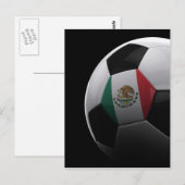 メキシコのサッカー ポストカード (正面/裏面)