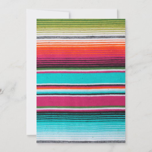 メキシコのサプライズ誕生日パーティーへの招待 招待状 (裏面)