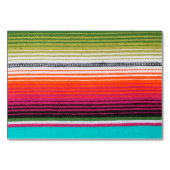 メキシコのサボテン挿入カード テーブルナンバー (裏面)