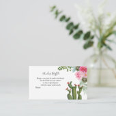 メキシコのサボテン，ラッフル・エンクロージャ・カード エンクロージャーカード (スタンド正面)