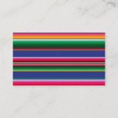 メキシコのサラペ民話RSVPカード エンクロージャーカード (裏面)