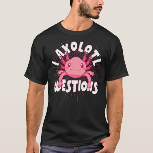 メキシコのサラマンダー両生類ペット動物の軸索 Tシャツ (正面)