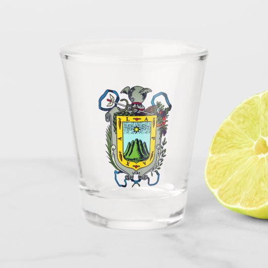 メキシコのサルパのコート ショットグラス (正面)