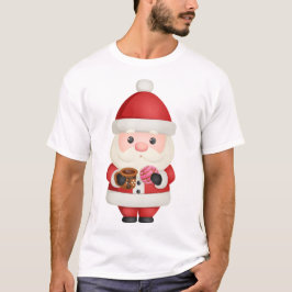 メキシコのサンタのコンチャブレッドとチャンプルラードホットチョコ Tシャツ