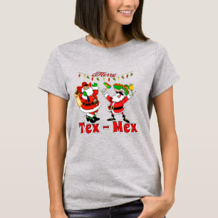 メキシコのサンタカウボーイメリーサンタテックス – MEX Tシャツ