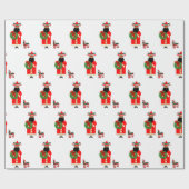 メキシコのサンタギフトラッピング紙 ラッピングペーパー (フラット)