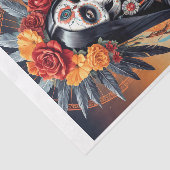 メキシコのサンタミュエルテに花が飾られた 薄葉紙 (詳細)