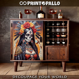 メキシコのサンタミュエルテに花が飾られた 薄葉紙