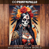 メキシコのサンタミュエルテに花が飾られた 薄葉紙