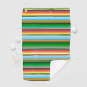 メキシコのサーペ横線パタカラフルーン ゴルフタオル (インサイチュ)