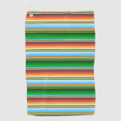 メキシコのサーペ横線パタカラフルーン ゴルフタオル (正面)