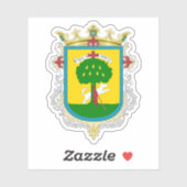 メキシコのザポパン市の武器のコート シール (シート)