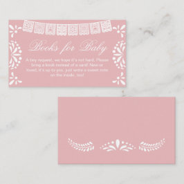 メキシコのシエリト・リンド 赤ちゃんのシャワーブック ベイビー エンクロージャーカード