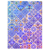 メキシコのシシ地中海のリアン紫の青瓦 クリップボード (裏面)