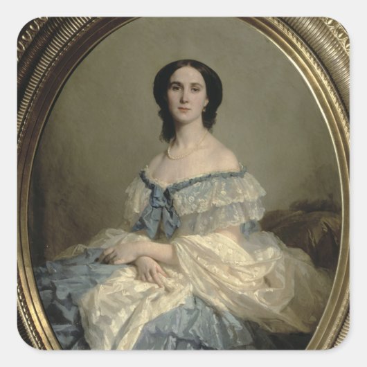 メキシコのシャルロット皇后 スクエアシール (正面)