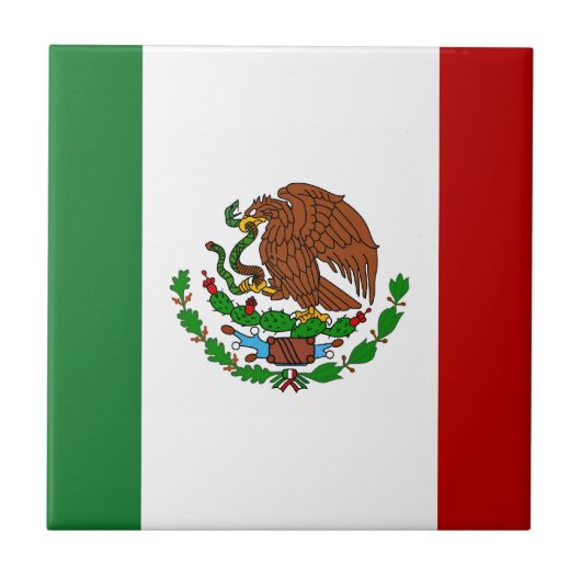 メキシコのシンボル・フラグ(Cinco de Mayo) タイル (正面)