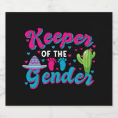 メキシコのジェンダーがcinco de Mayo赤ちゃんシャワーを明かす ビールラベル (シングルラベル)