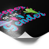 メキシコのジェンダーがcinco de Mayo赤ちゃんシャワーを明かす フォトプリント (角)