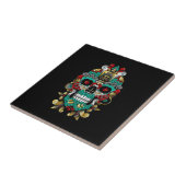 メキシコのスカルアートを楽しむ タイル (側面)