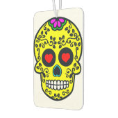 メキシコのスカルエアフレッシュナーカー カーエアーフレッシュナー (左)