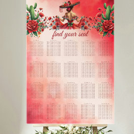 メキシコのスタイルクインセアニラ座席表 ポスター