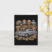 メキシコのストリートカルチャー ローライダー ラテン系 シンコ デ マヨ カード (黄色い花)