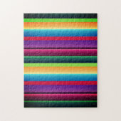 メキシコのセラプグリーンパープルブルーメイズピンク ジグソーパズル (縦)