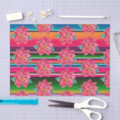 メキシコのセラプポインセチア・メキシコクリスマス 薄葉紙 (クラフト)