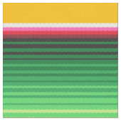 メキシコのセラープ(黄色)毛布ストライプ ファブリック (クローズアップ)