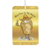 メキシコのソンブレロ帽子ポテトキャラクター カーエアーフレッシュナー (正面)