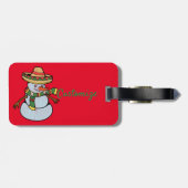 メキシコのソンブレロSanta Thunder_Cove ラゲッジタグ (裏面横)