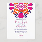 メキシコのタイルのピンクの予算の結婚式のすべてを1で招待 (正面)